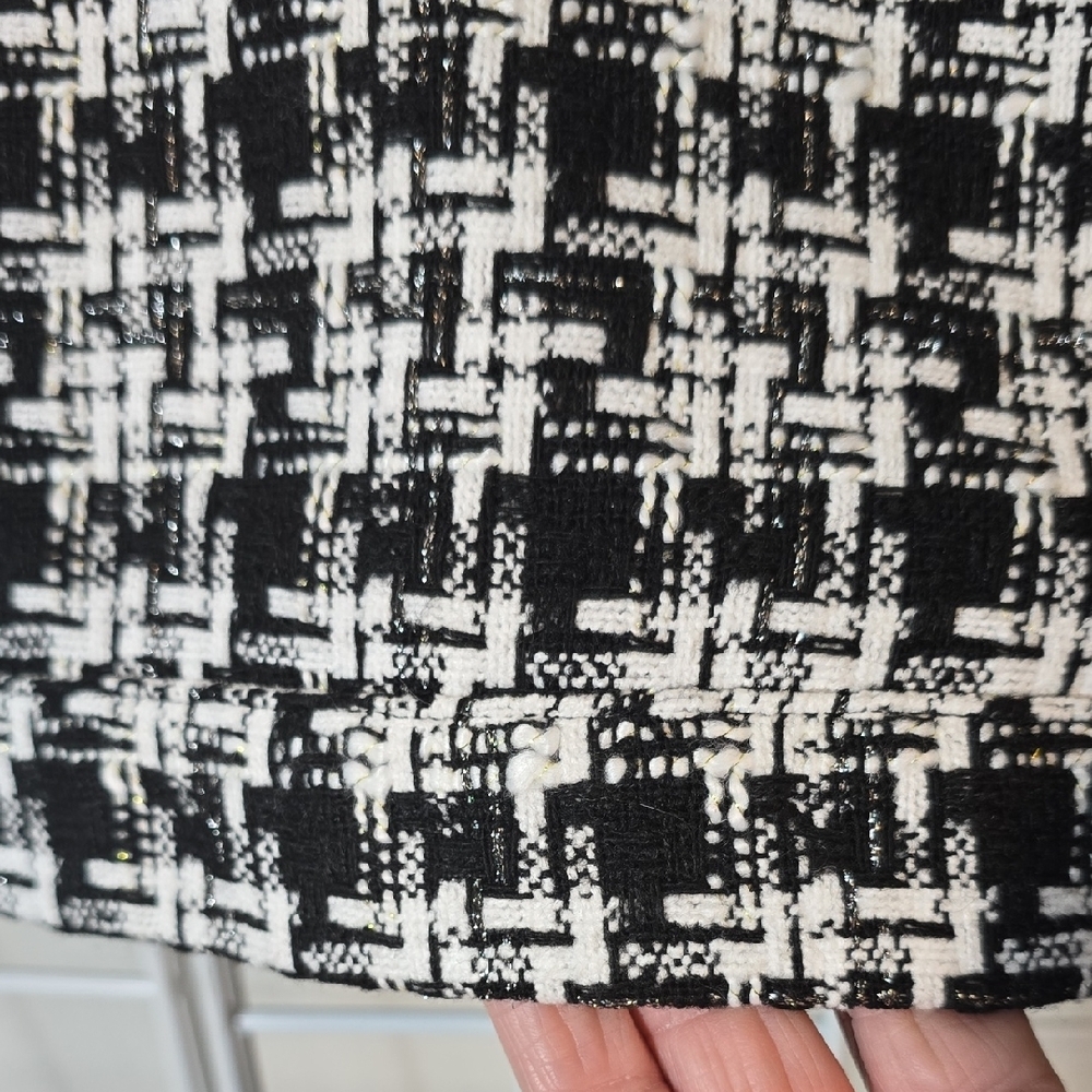Nine West Women's Black and White Tweed Blazer‎ Size XS - Picture 9 of 16